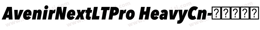 AvenirNextLTPro HeavyCn字体转换